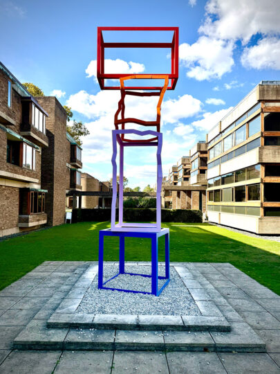 Redhead Sunset Stack at Churchill College, Cambridge